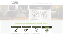 Desktop Screenshot of fostermartin.com